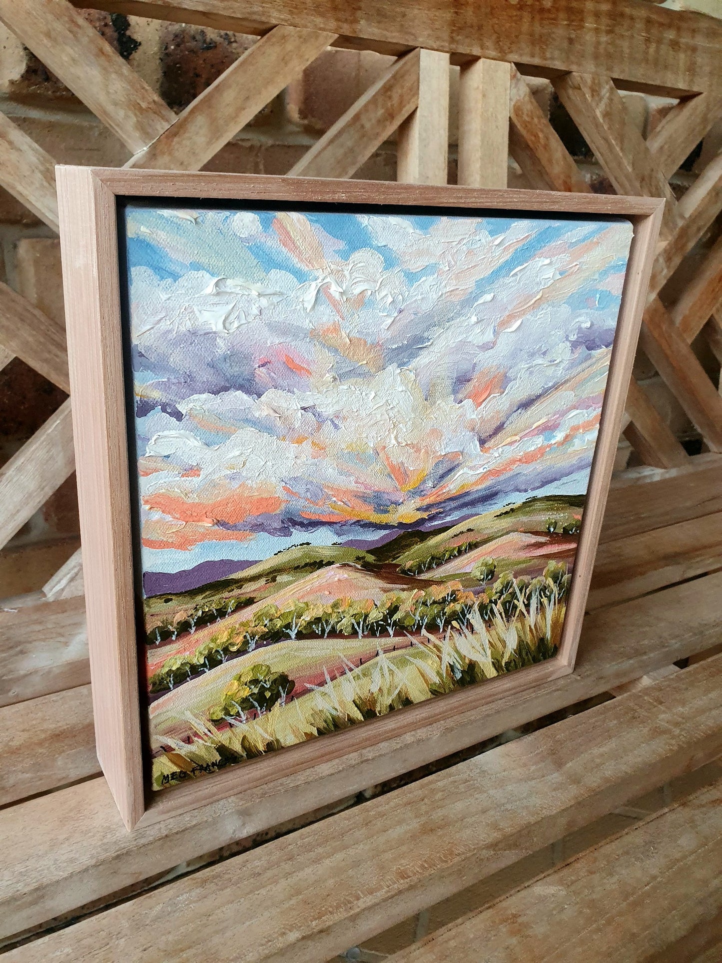 Meg Frances Art - Glimpse landscape