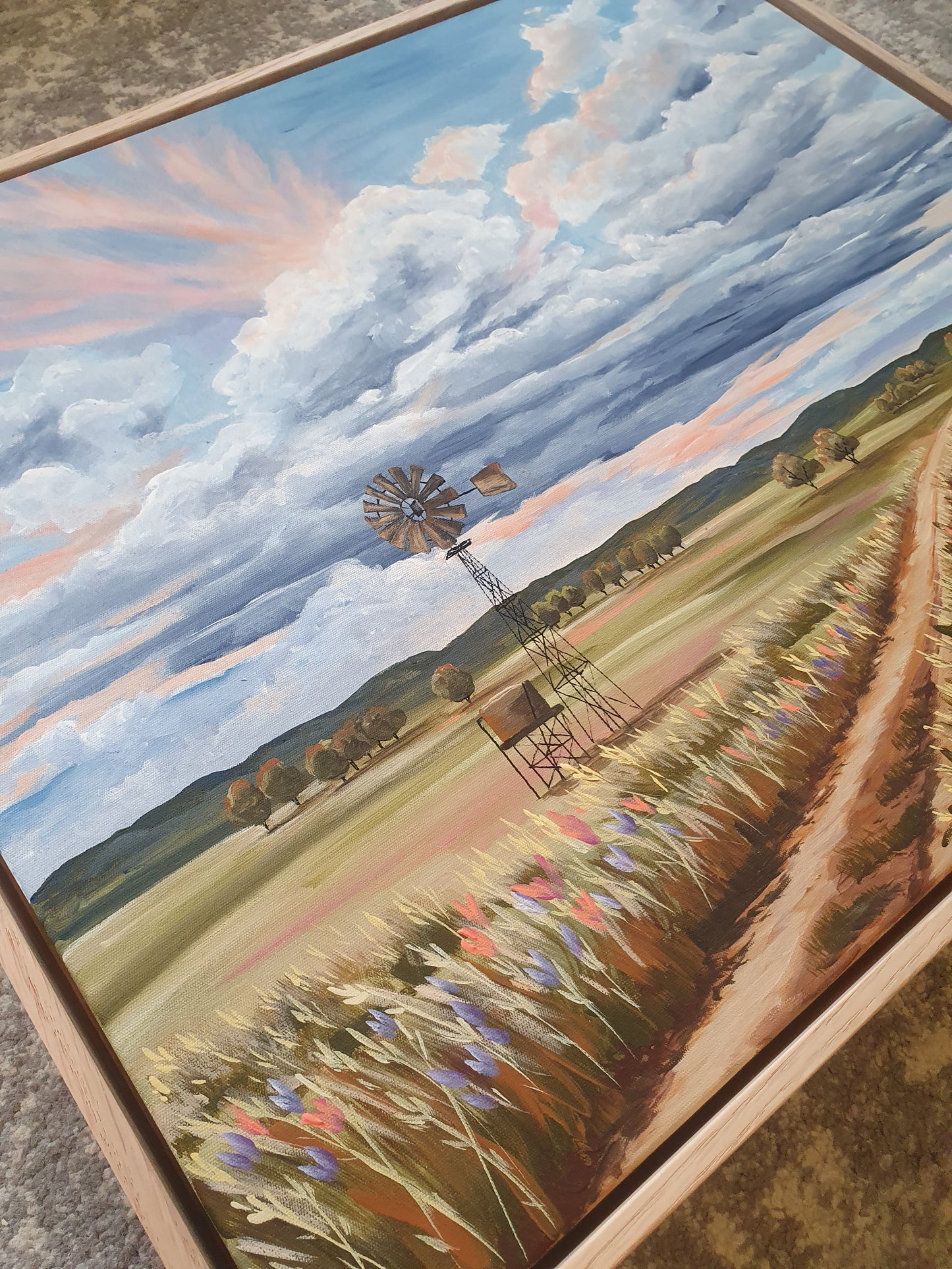 'Back Road' cotton rag paper print