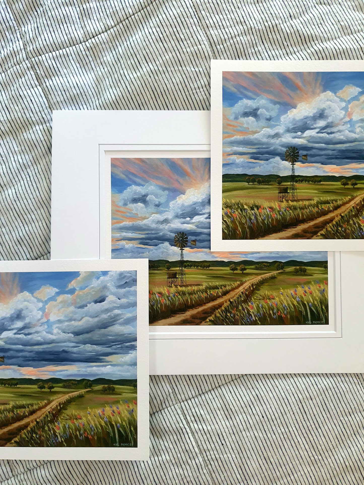 'Back Road' cotton rag paper print