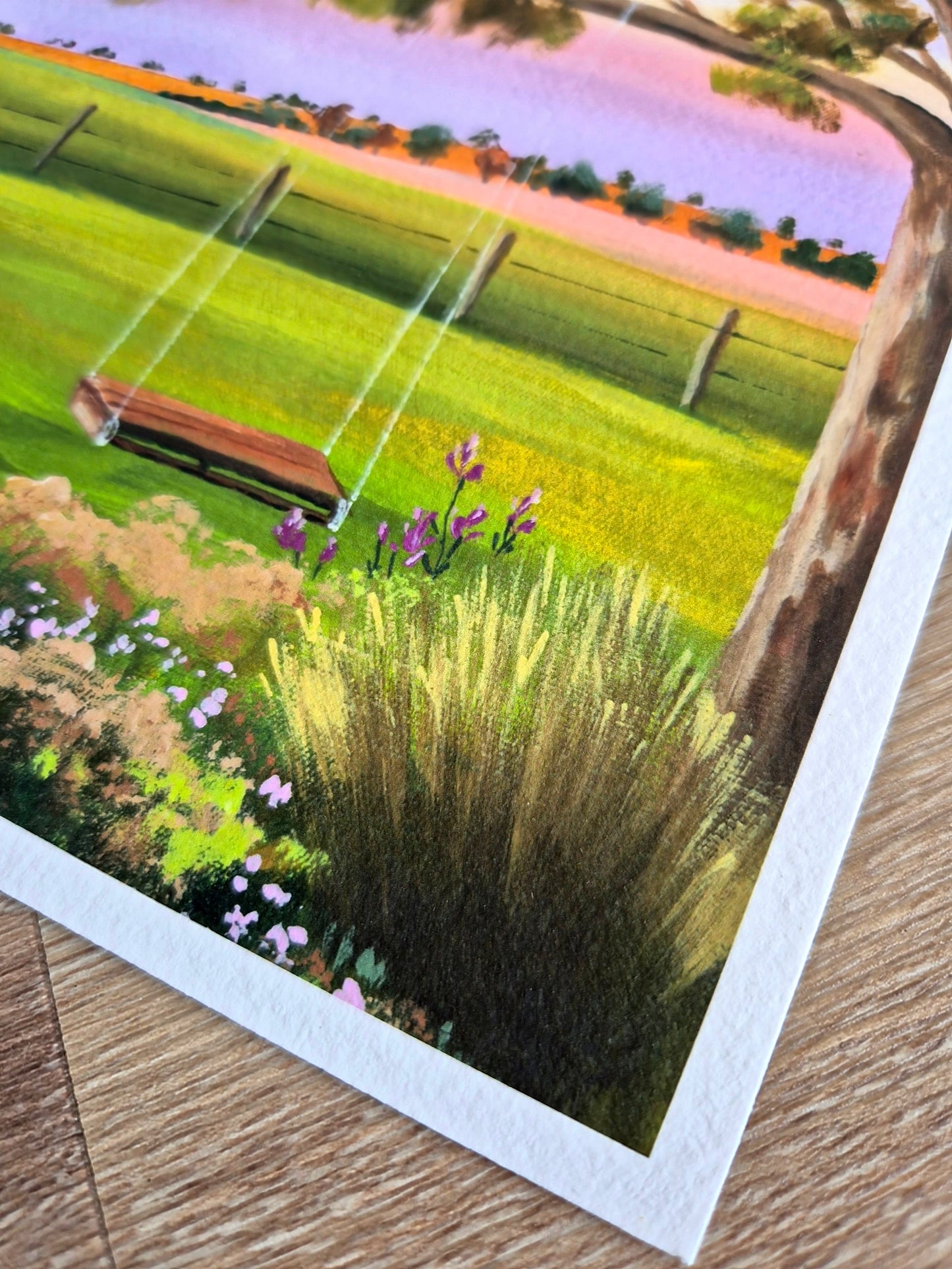 'Swing with a View' print