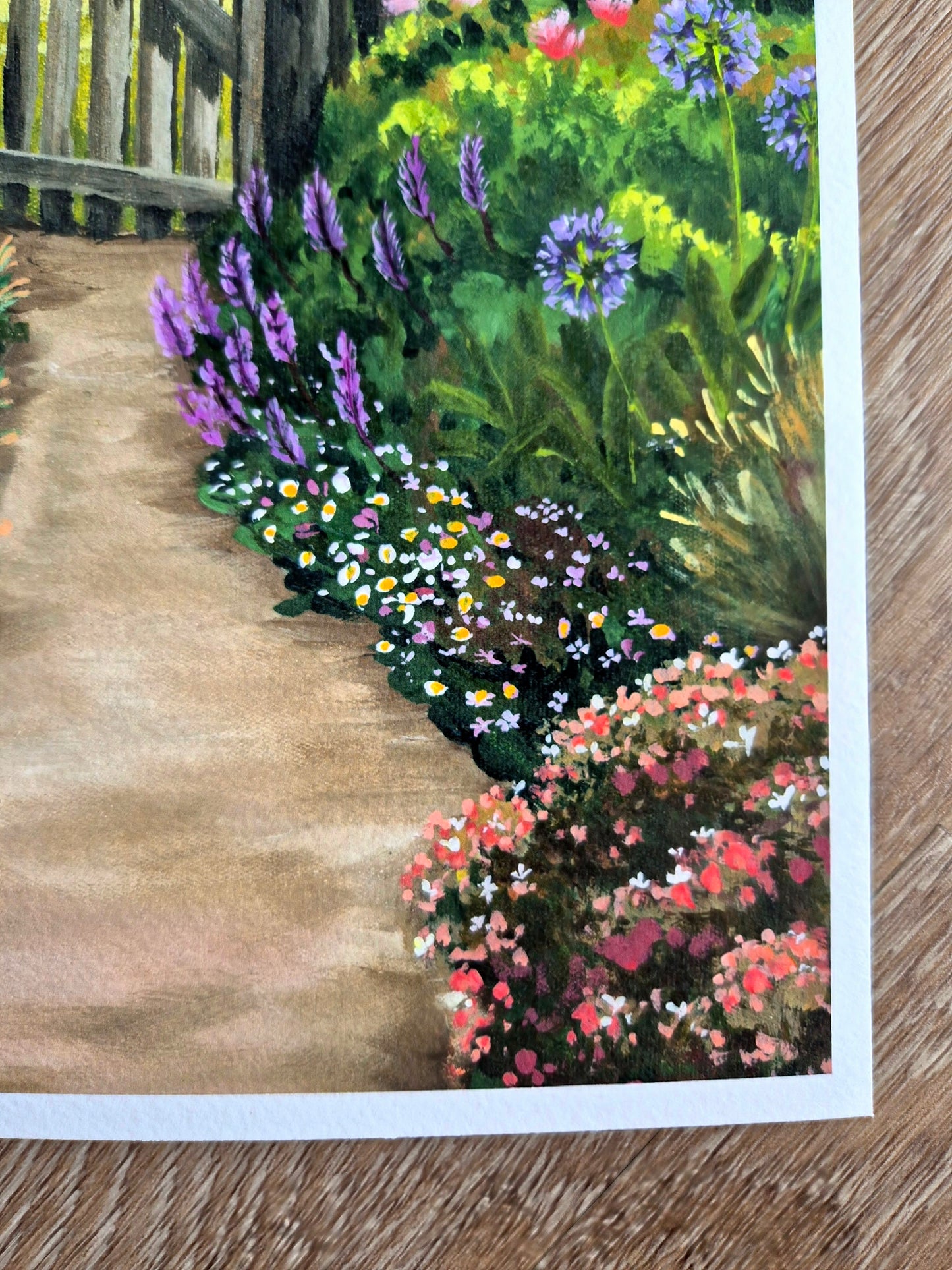 ''Garden Gate" print