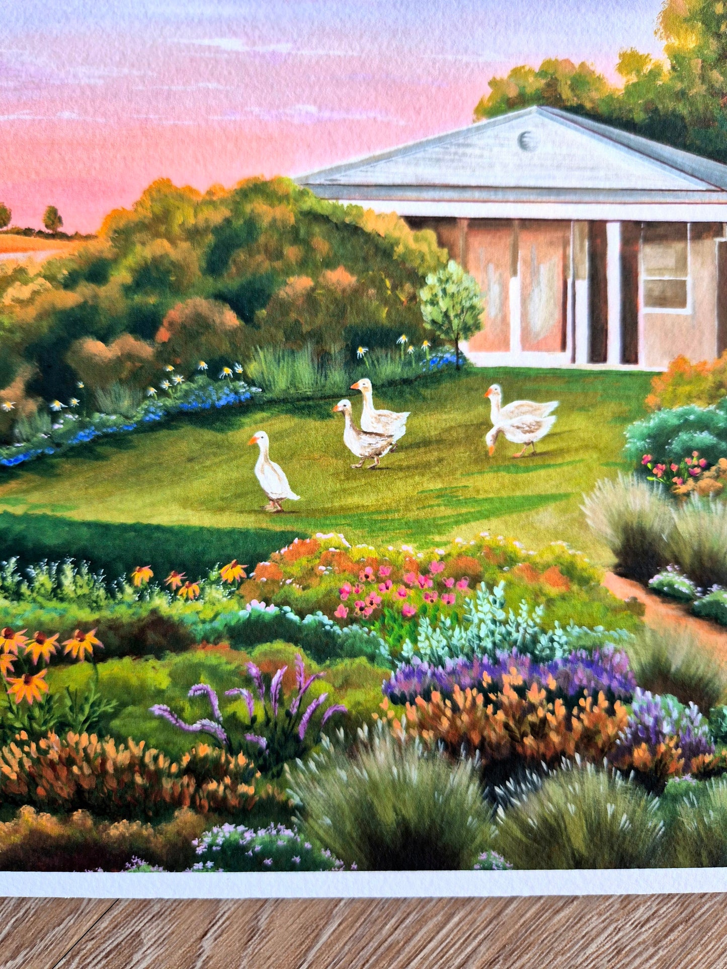 'My Country Garden' print
