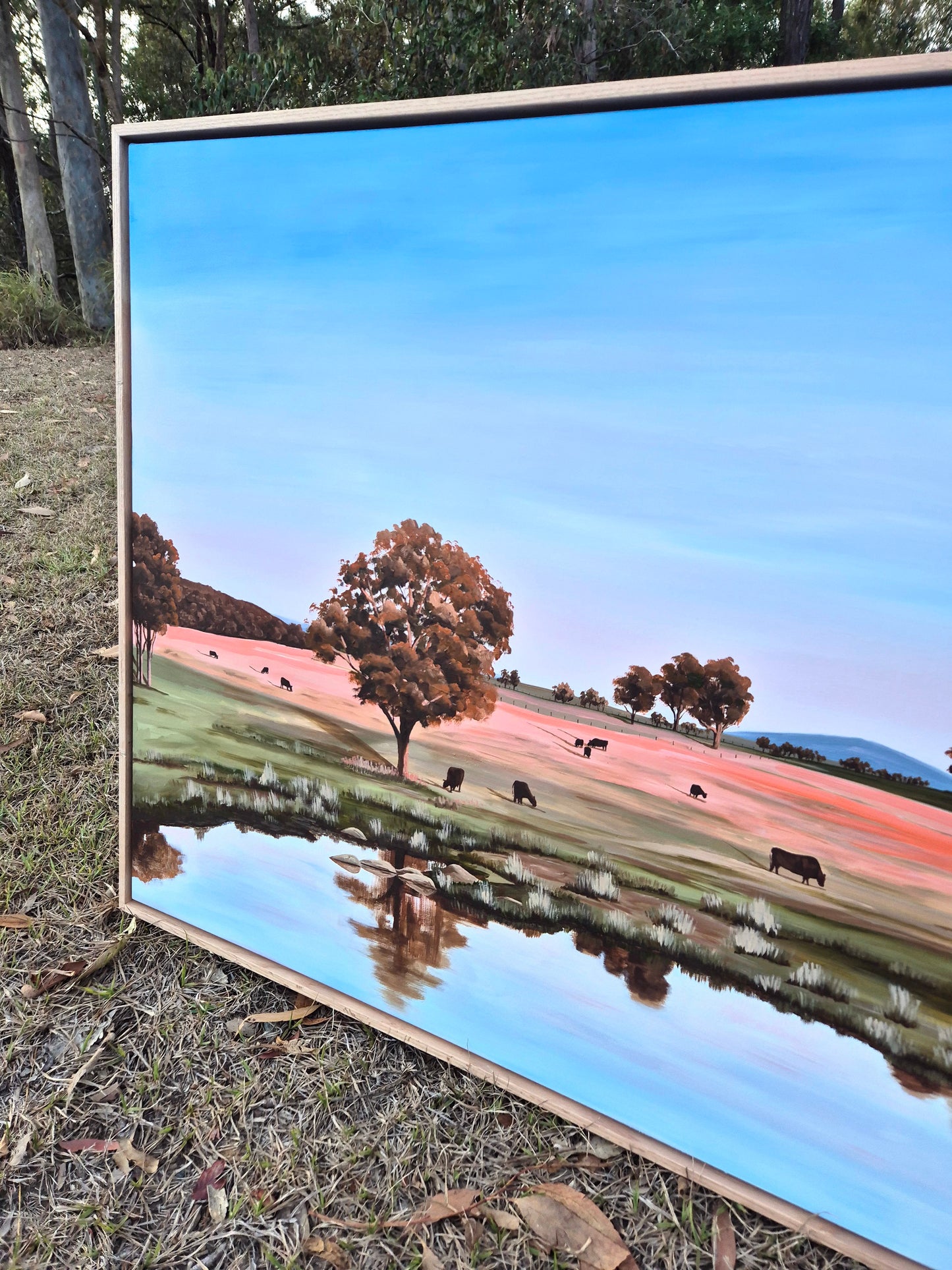 "Sunset on the Hills" 103x79cm