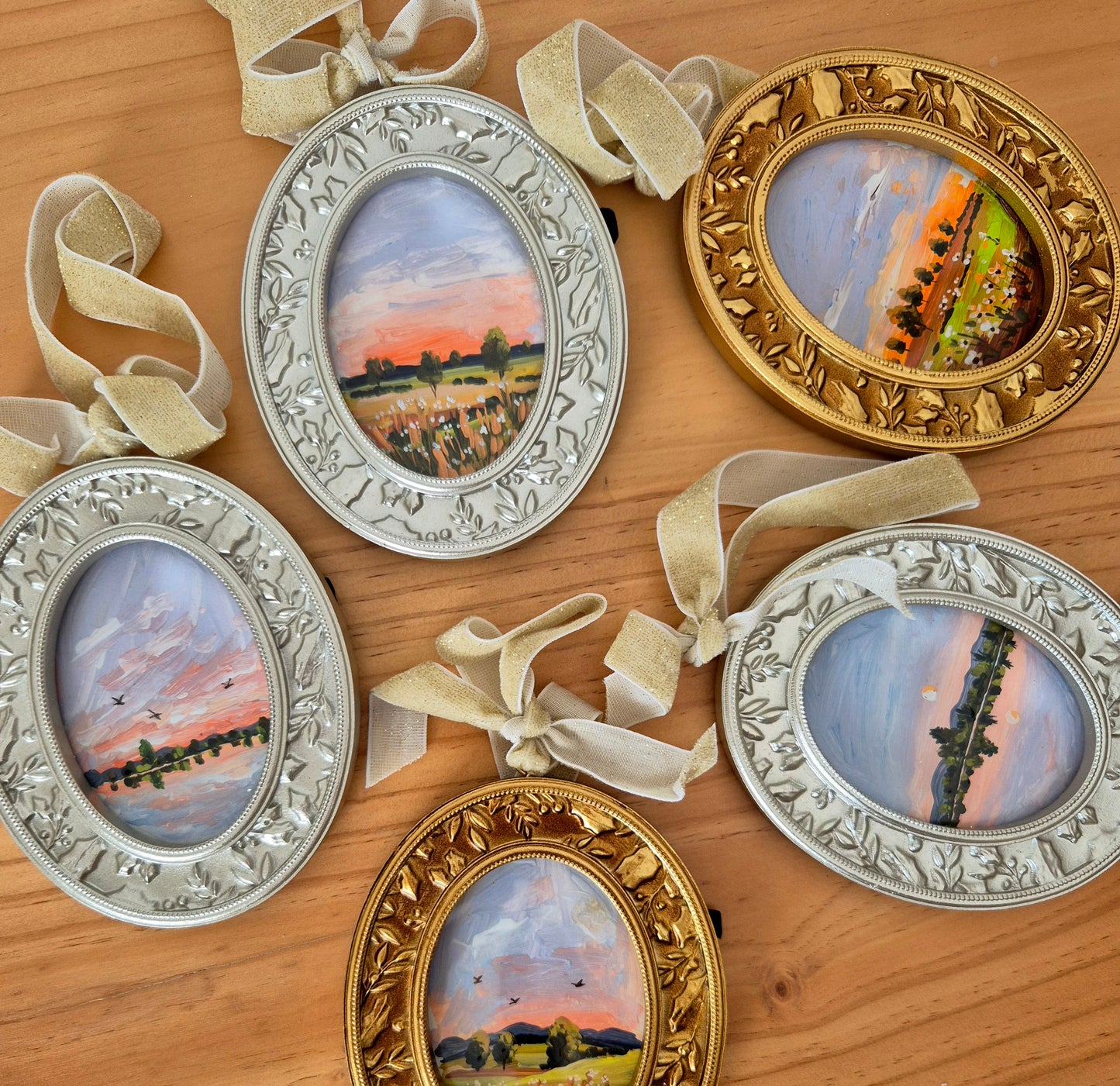 Framed hanging landscape 3