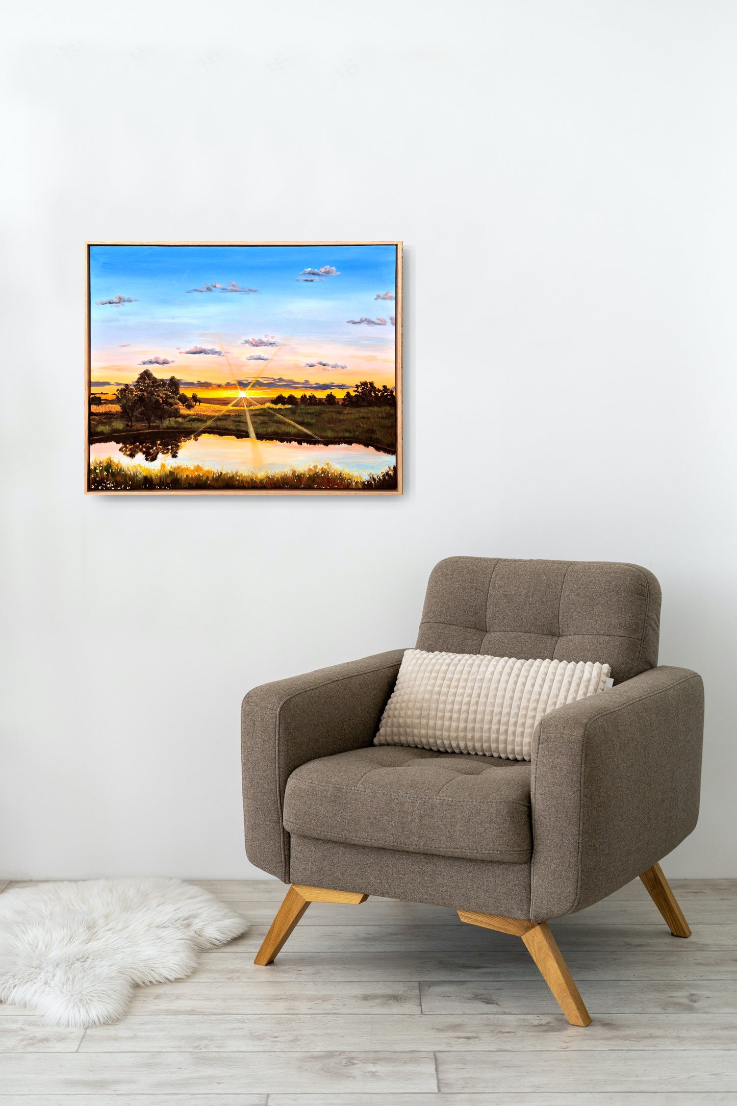 "Drenched in Gold" 79x64cm