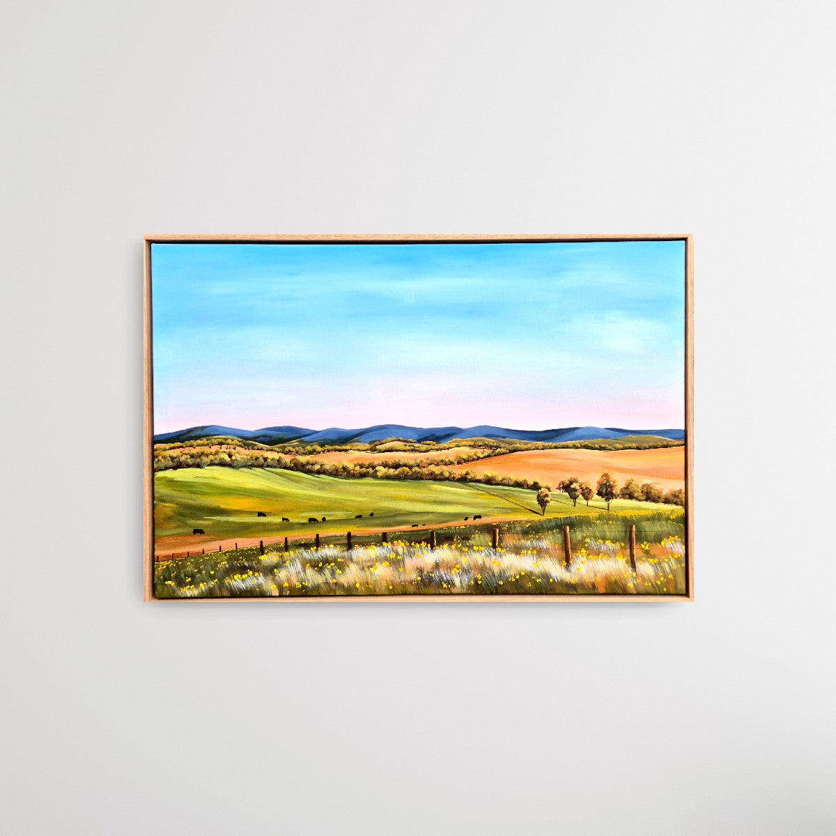 "Golden Hills" 93x63cm