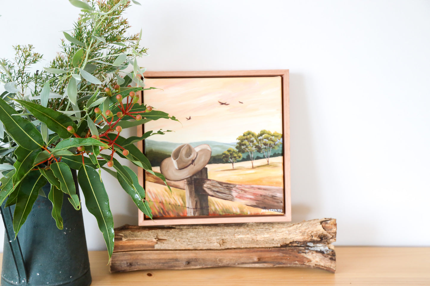 'Day's Work Done' cotton rag print