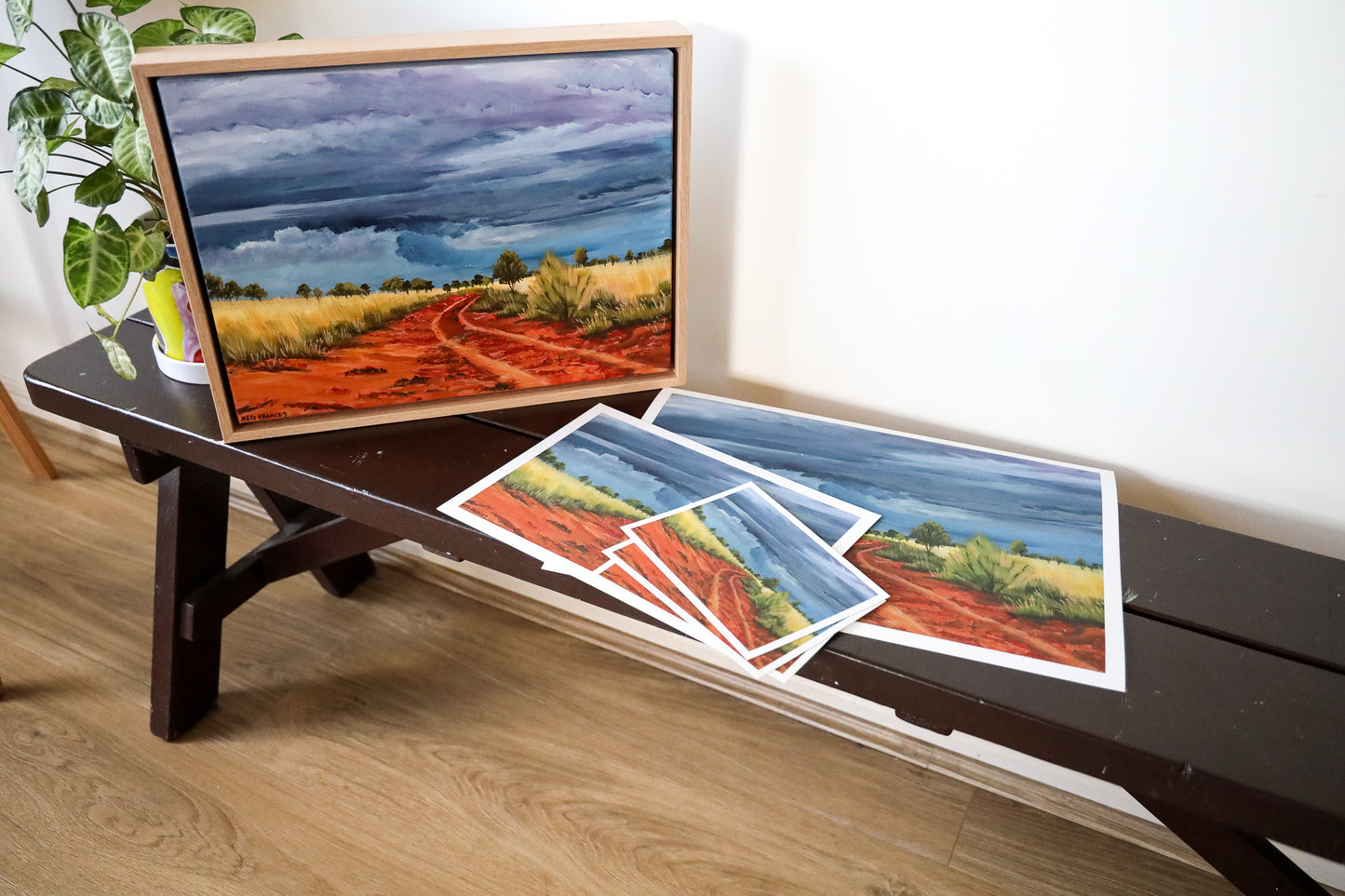 'Red Dirt Road' cotton rag paper print