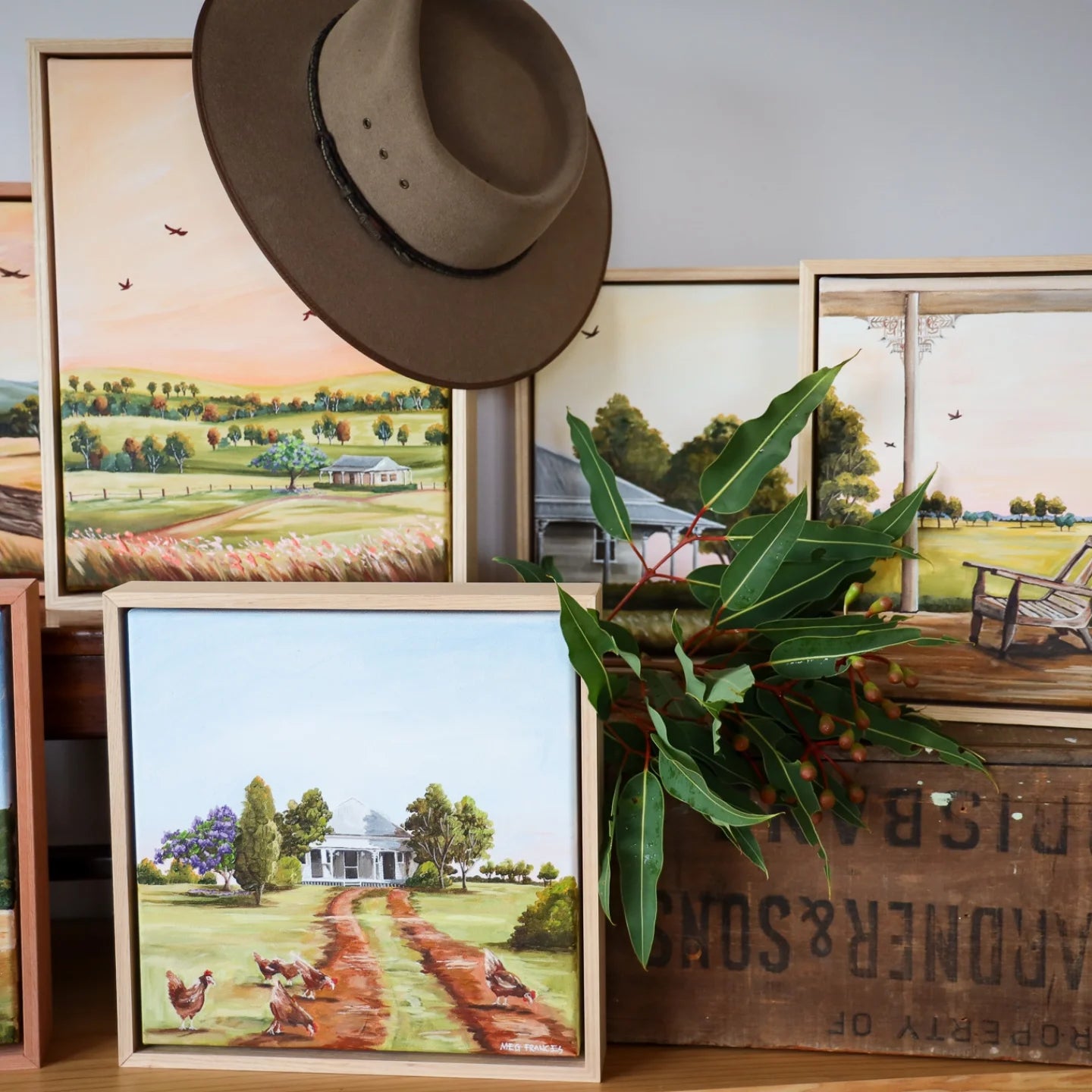 'Where I Belong' cotton rag print