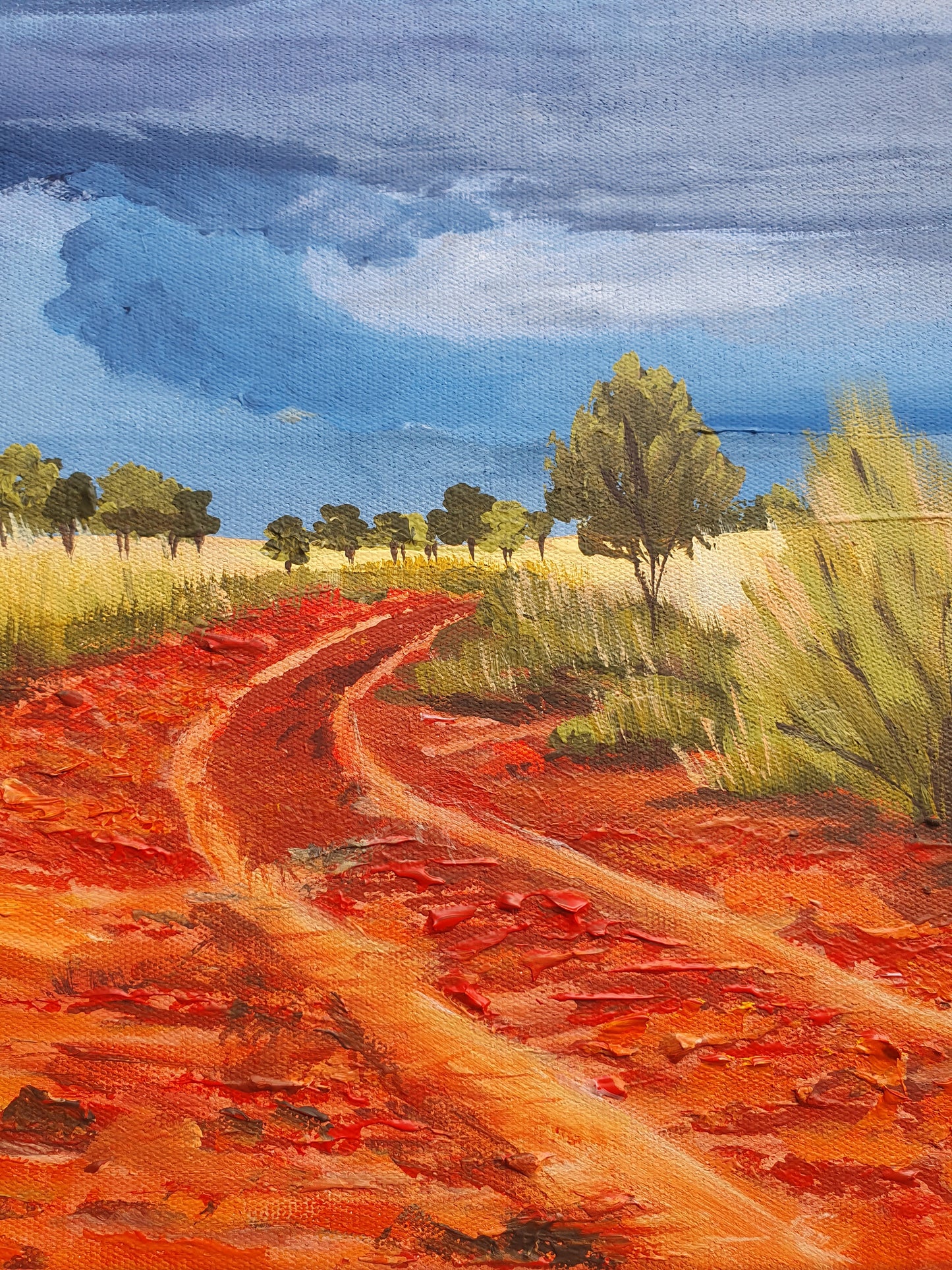 'Red Dirt Road' cotton rag paper print