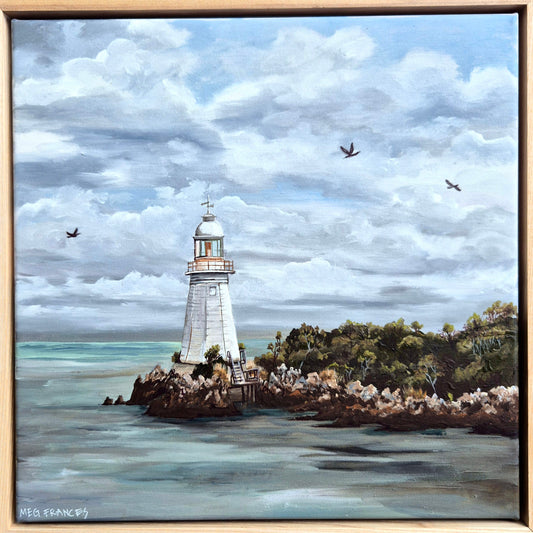 The Hell's Gates Lighthouse TASMANIA 43x43cm