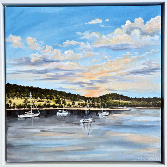 A Bay on Bruny TASMANIA 43x43cm