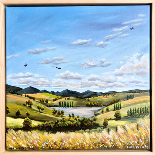 North Coast Farmland TASMANIA 43x43cm