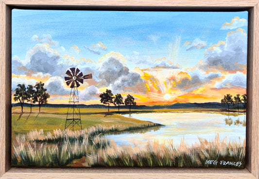 "To the West" 30x20cm