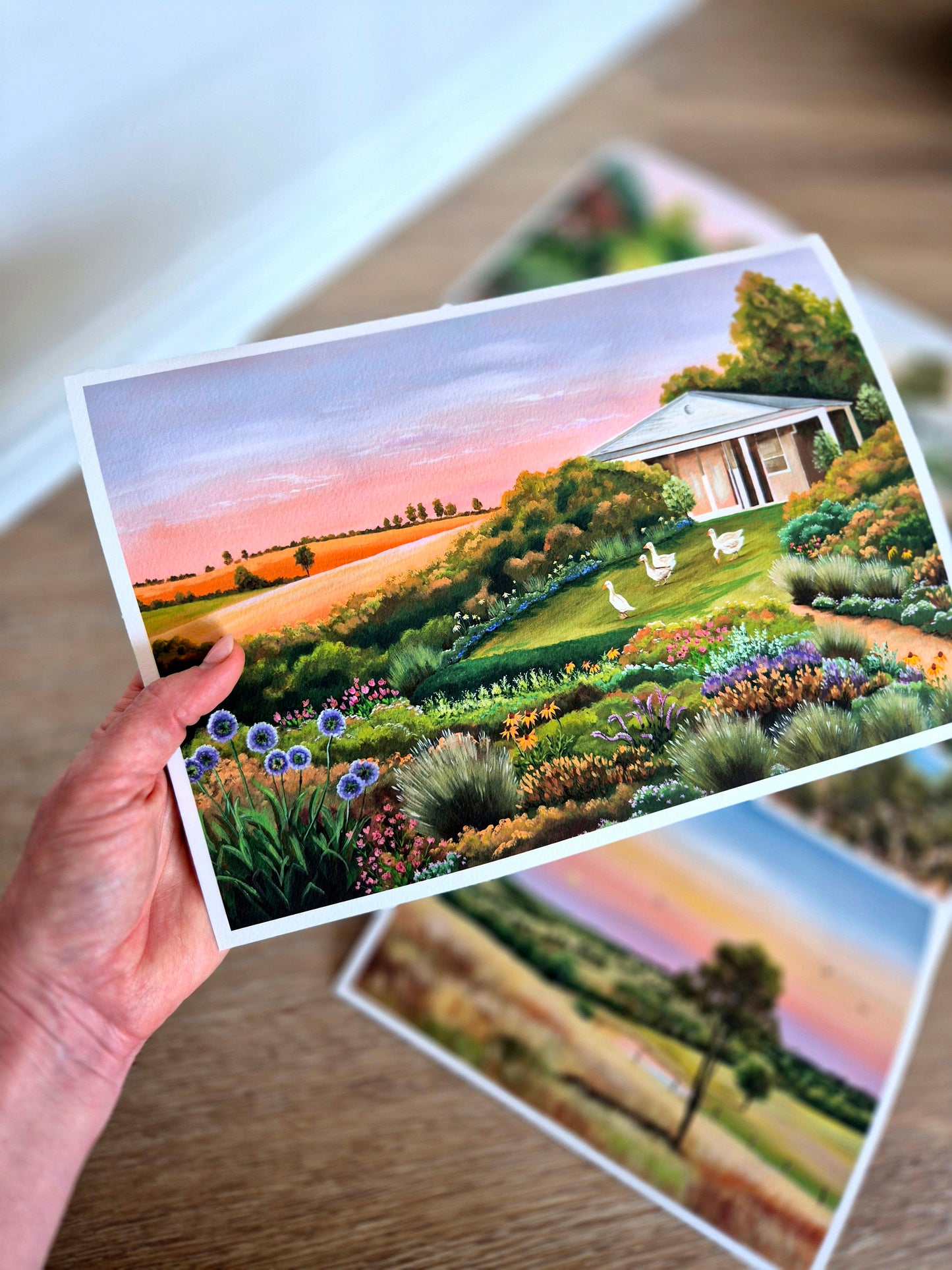 'My Country Garden' print