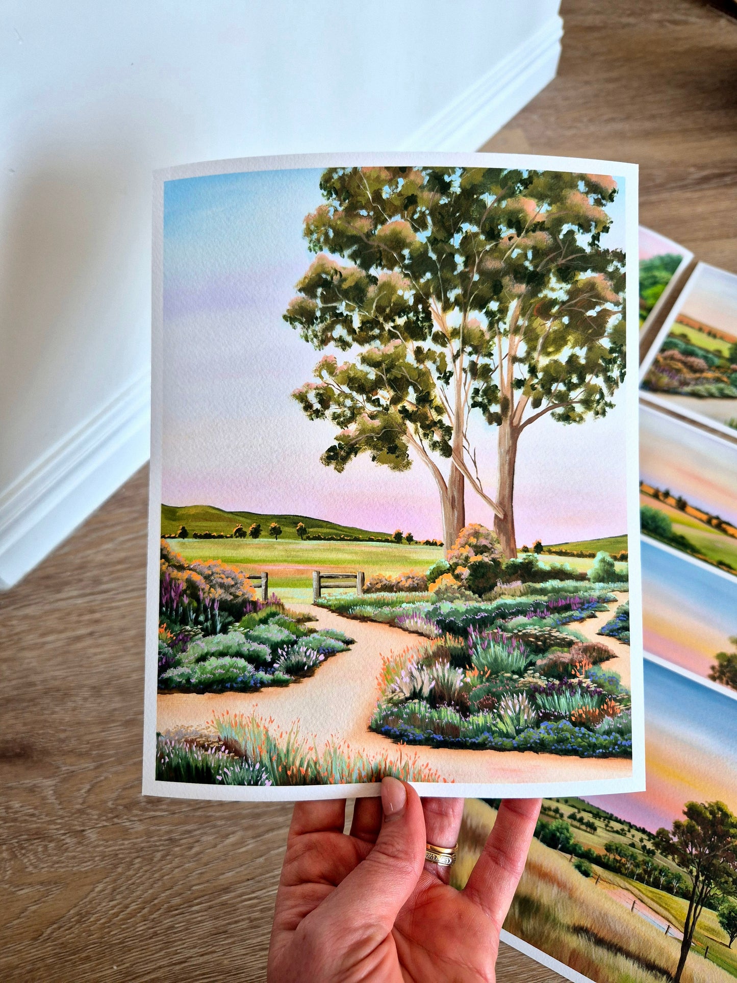 'A Quiet Stroll' print