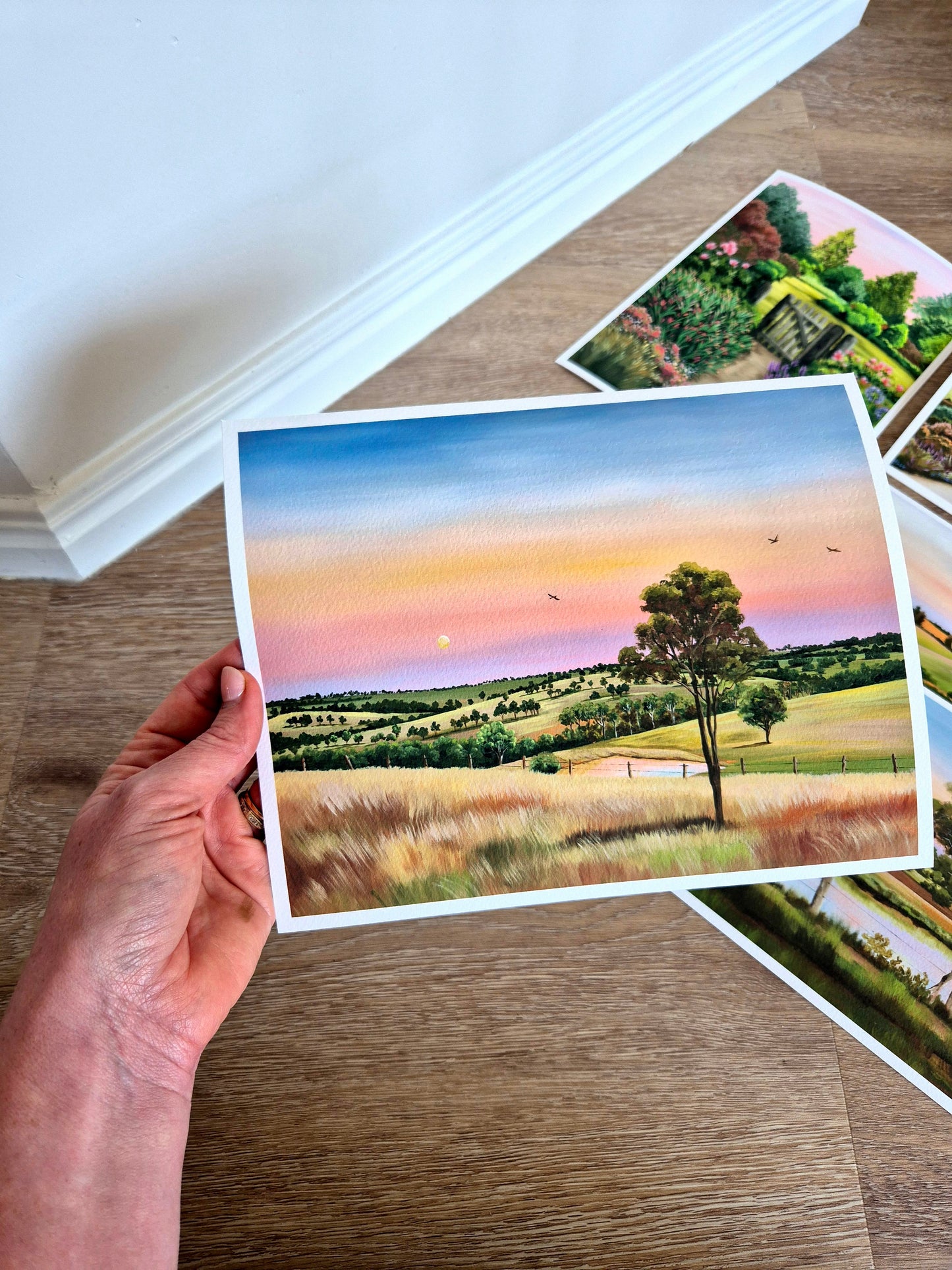 "Twilight Glow' print