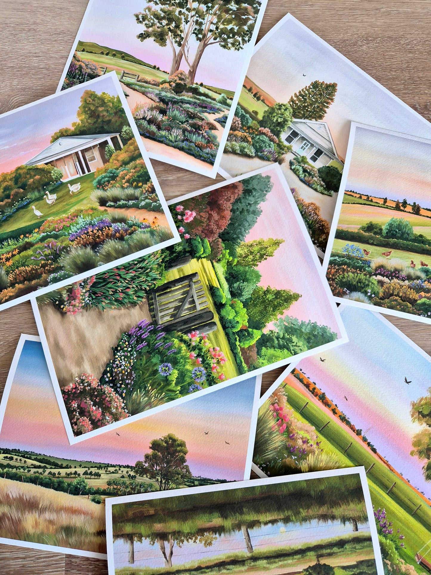 'At the Bottom of the Garden' print