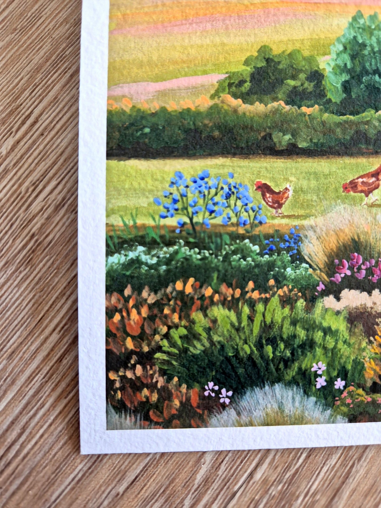 'At the Bottom of the Garden' print