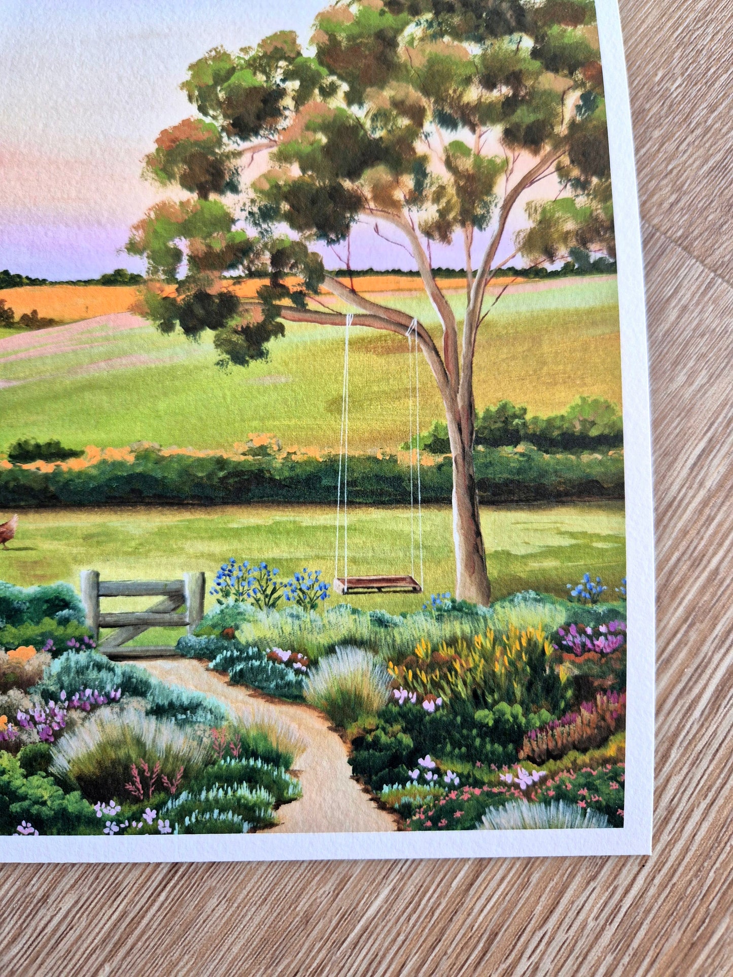'At the Bottom of the Garden' print