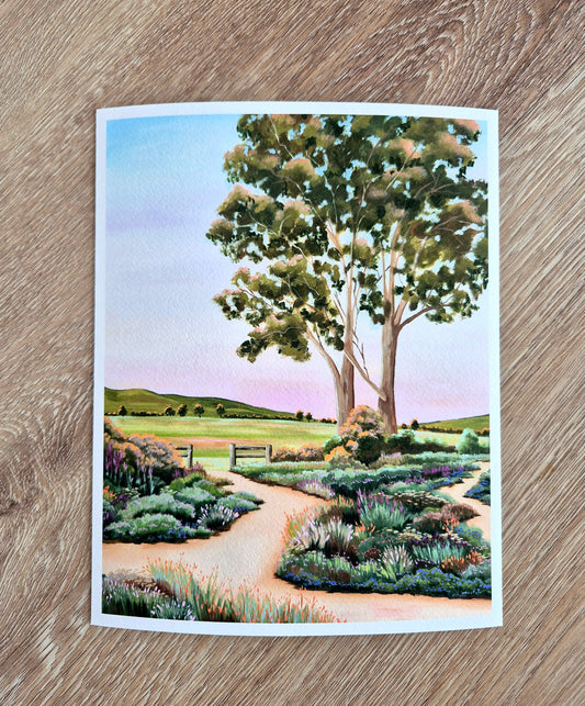 'A Quiet Stroll' print