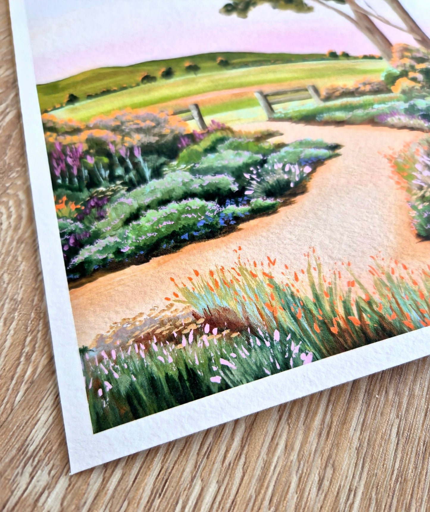 'A Quiet Stroll' print