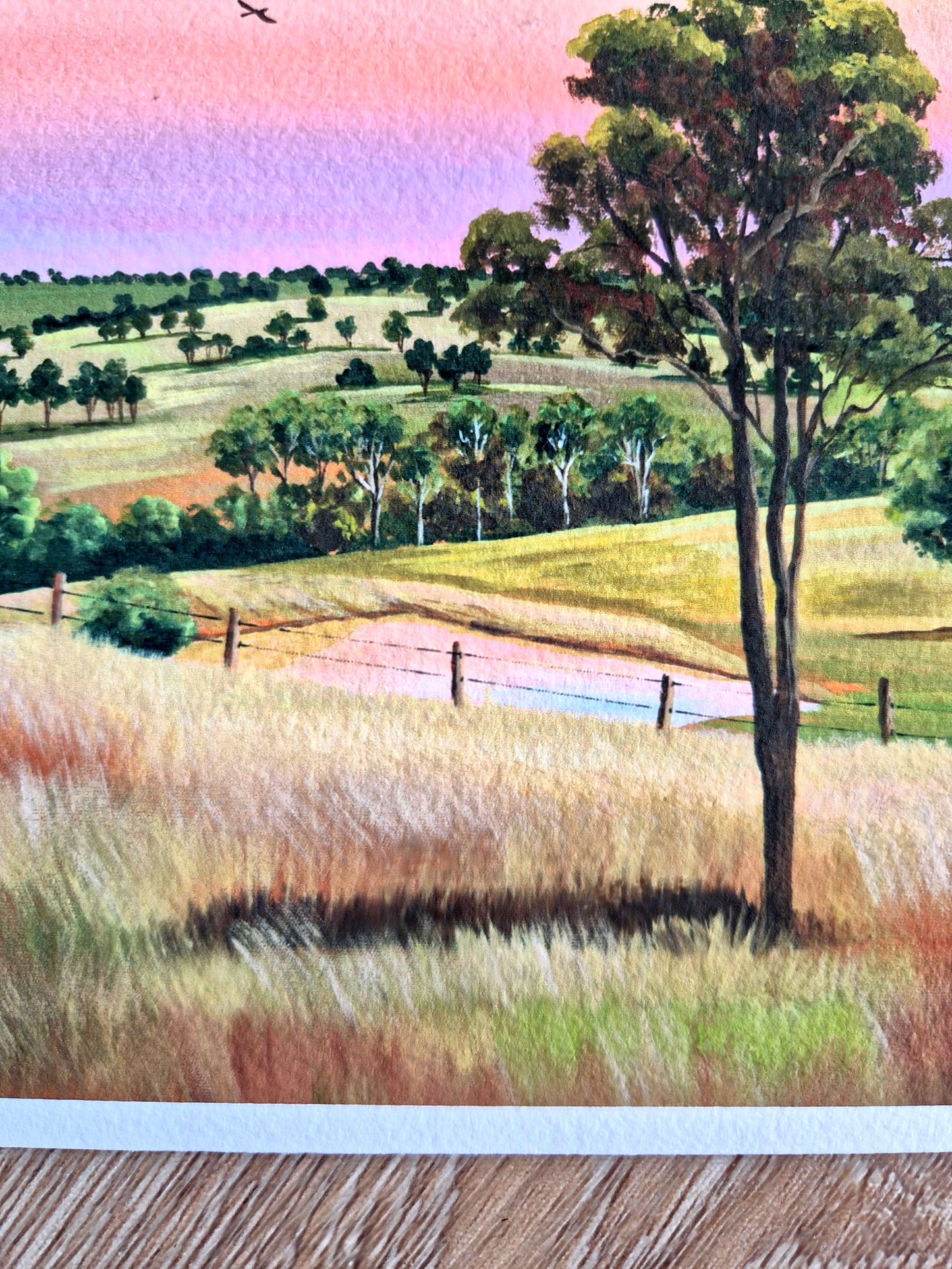 "Twilight Glow' print