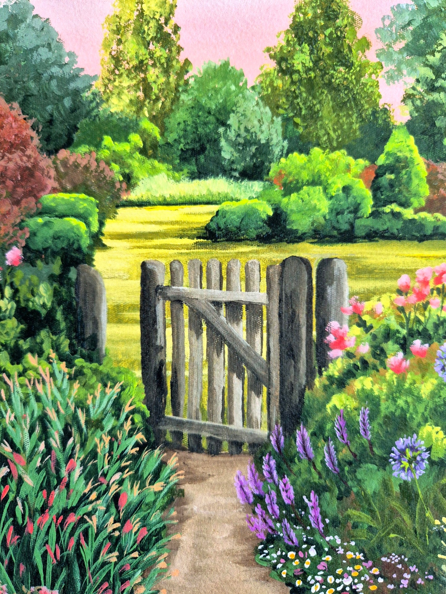 'The Garden Gate' print