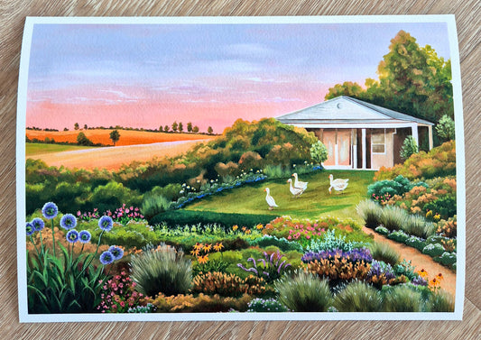 'My Country Garden' print