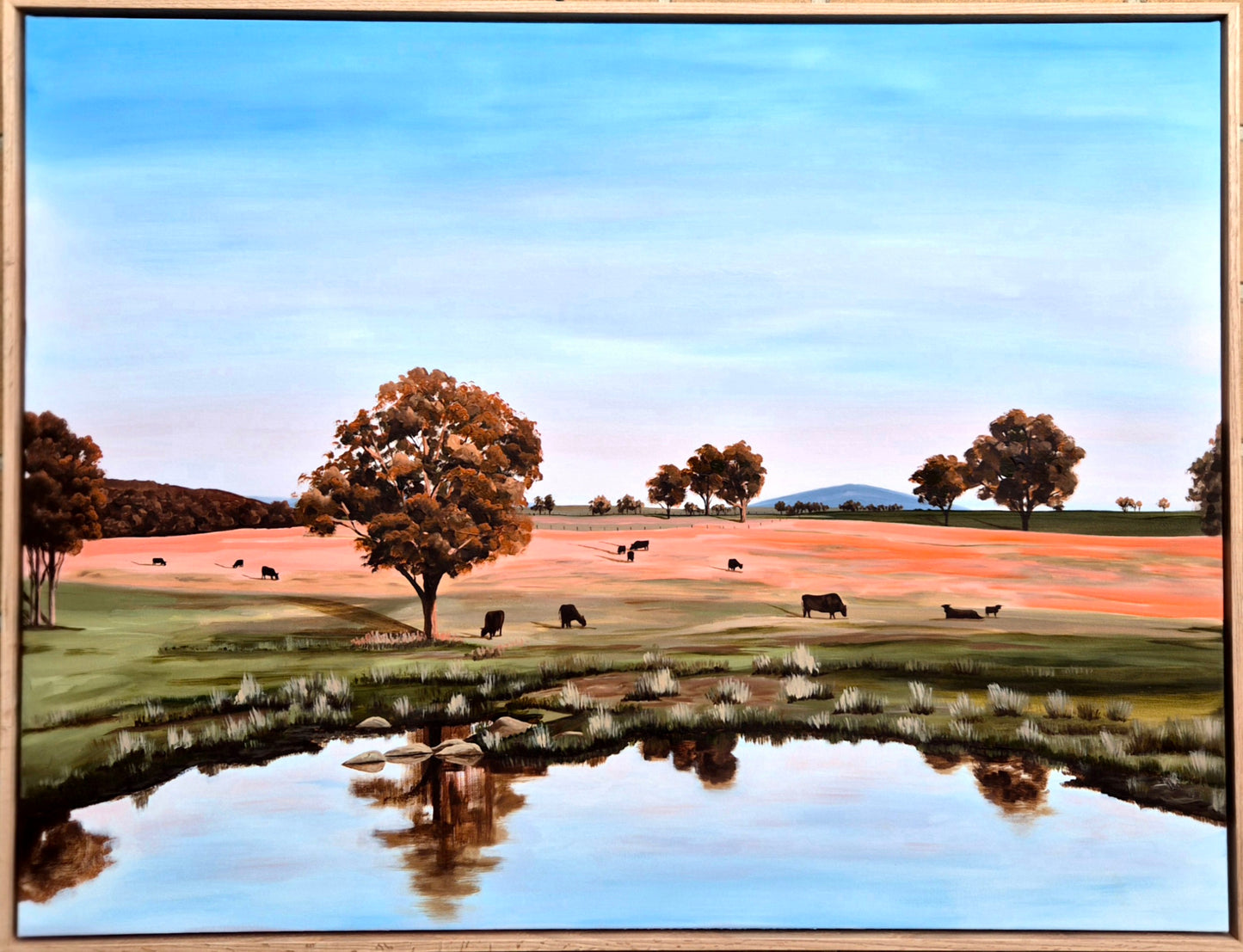 "Sunset on the Hills" 103x79cm