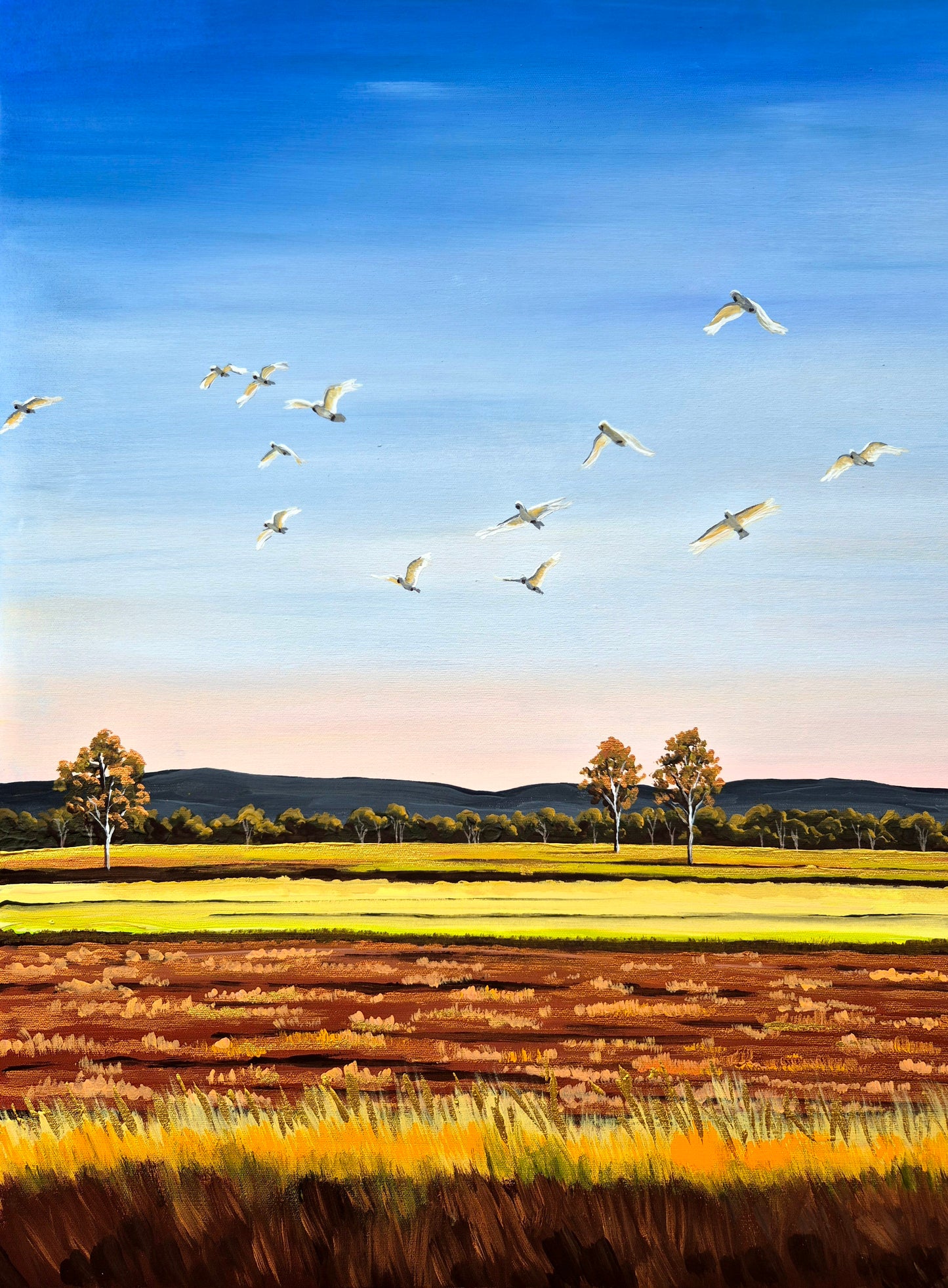 "Taking Flight" 79x64cm