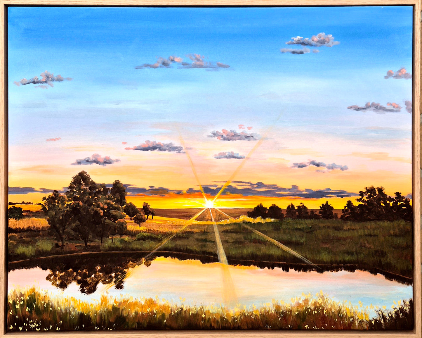 "Drenched in Gold" 79x64cm