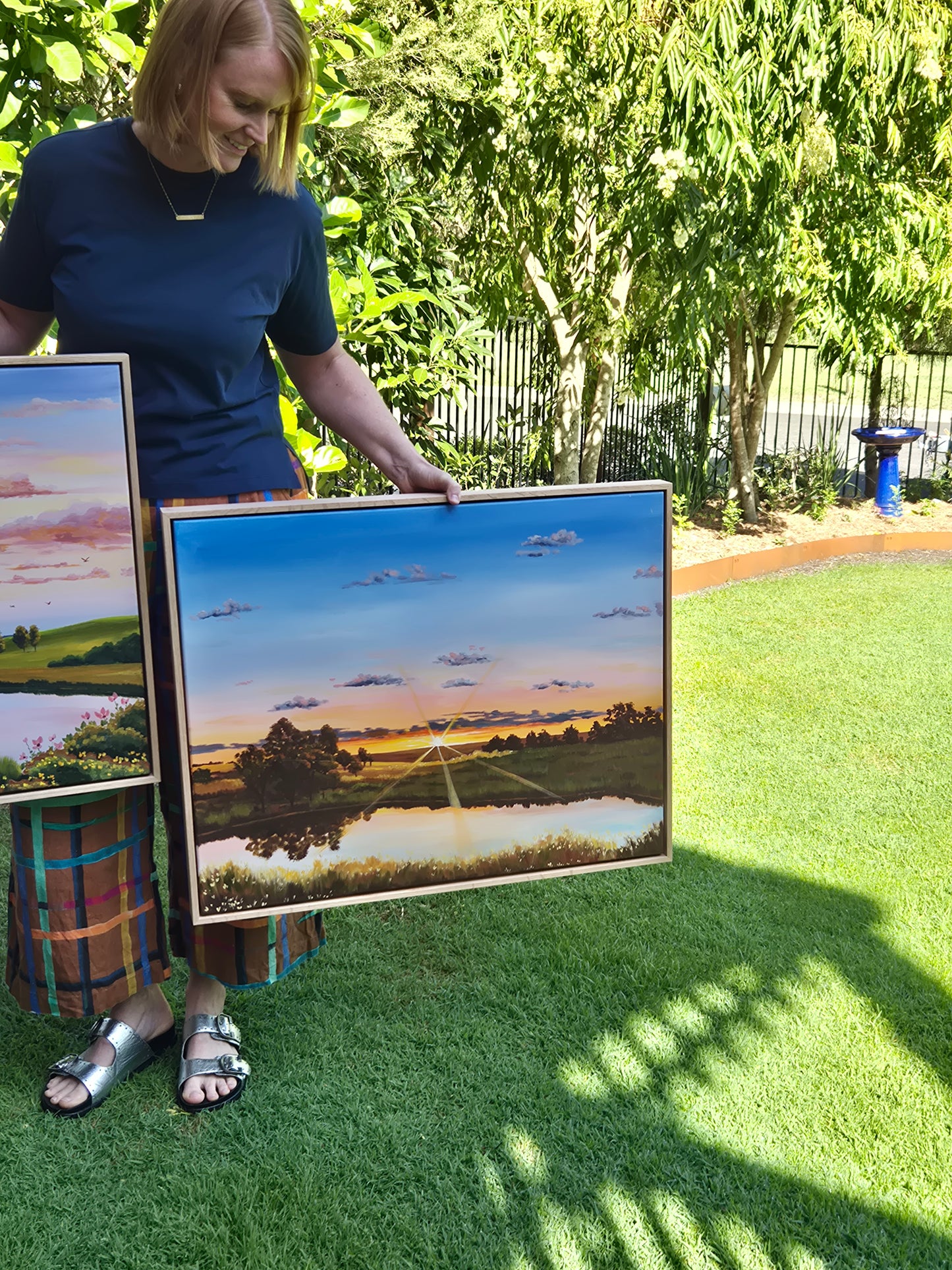 "Drenched in Gold" 79x64cm