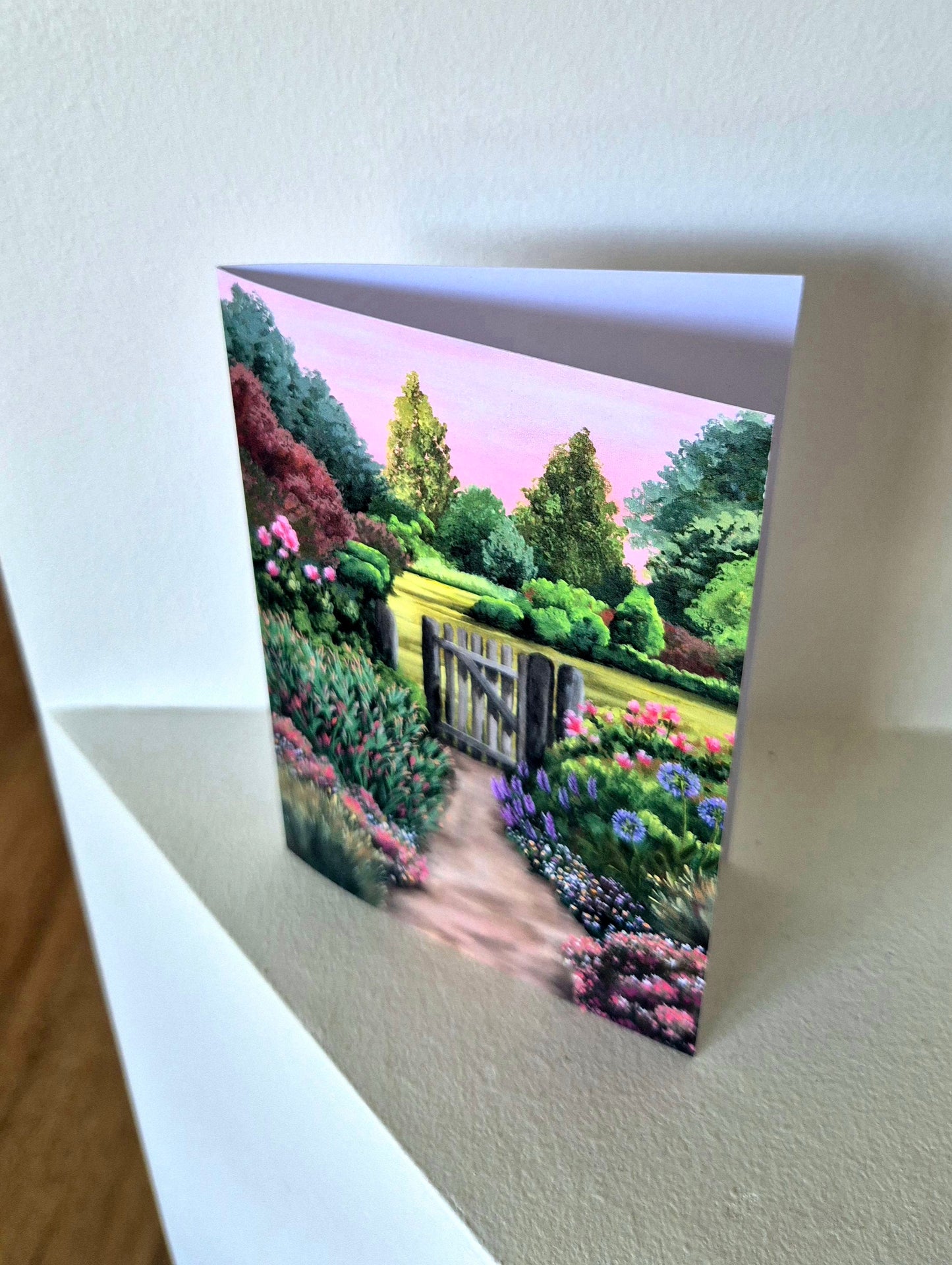 "Country Gardens" card 5x pack