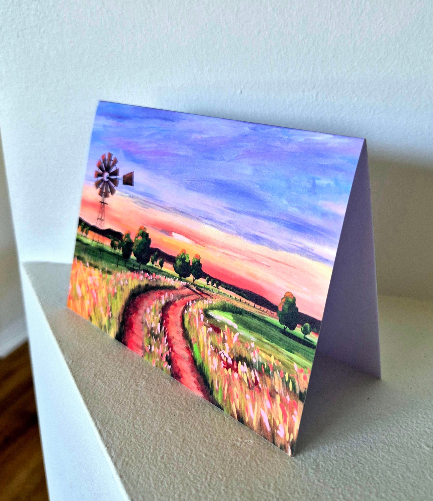 "Country Sunsets" card 5x pack