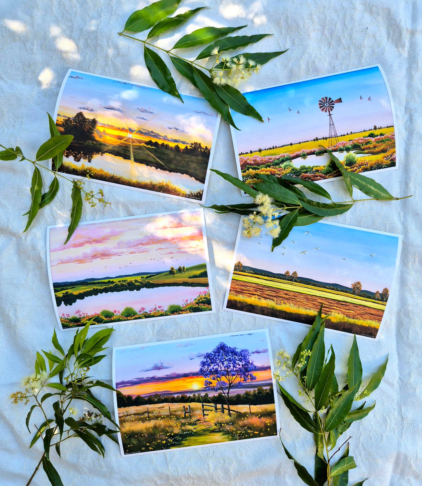 ''Kissed by the Sun" print