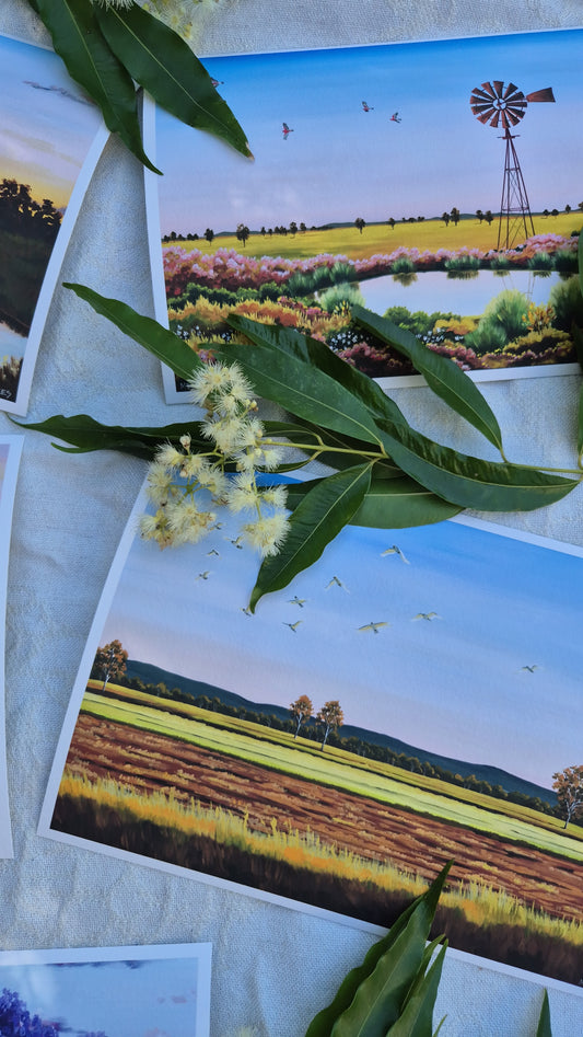 ''Taking Flight" print