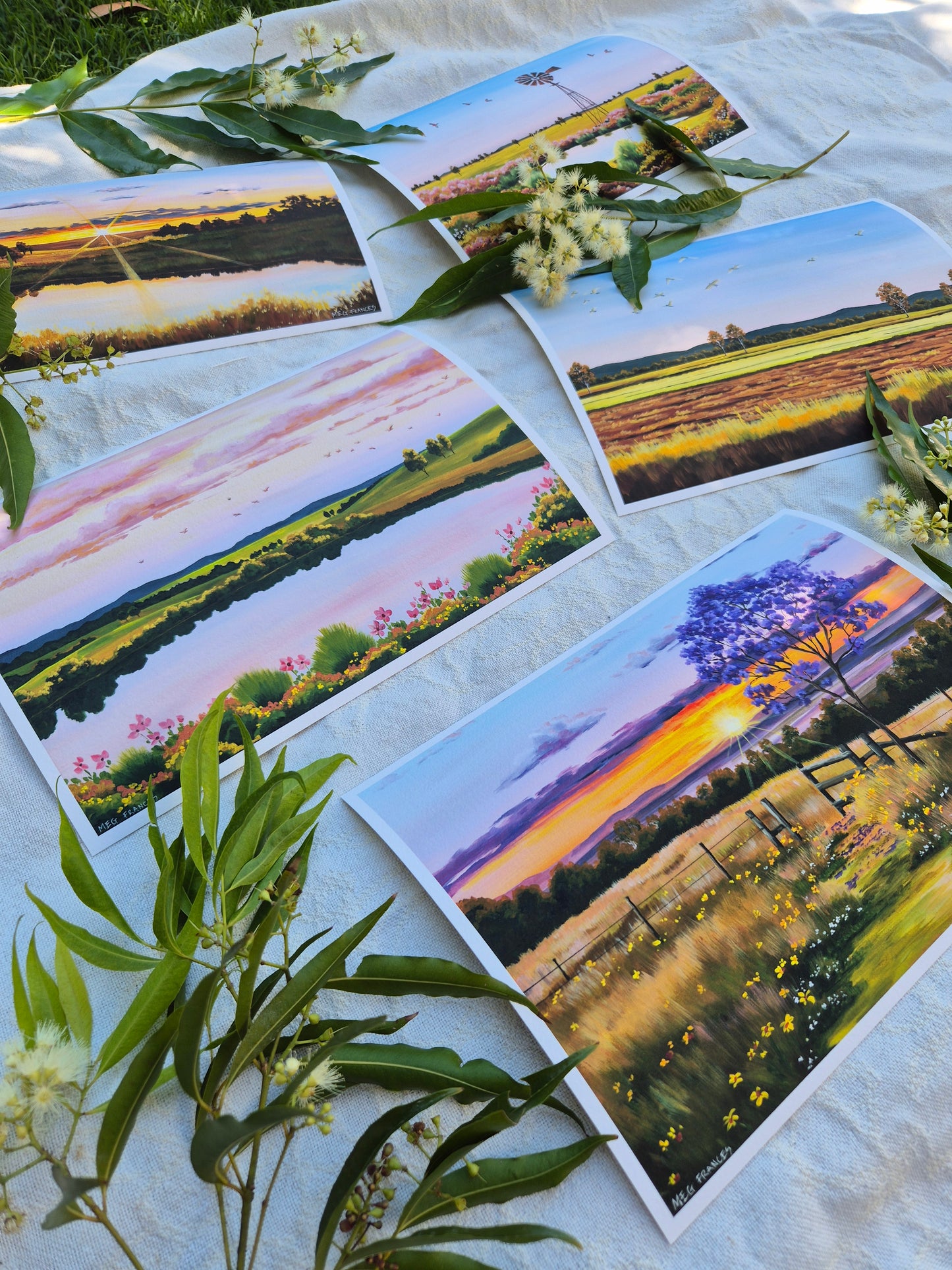 ''Kissed by the Sun" print