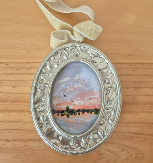 Framed hanging landscape 5