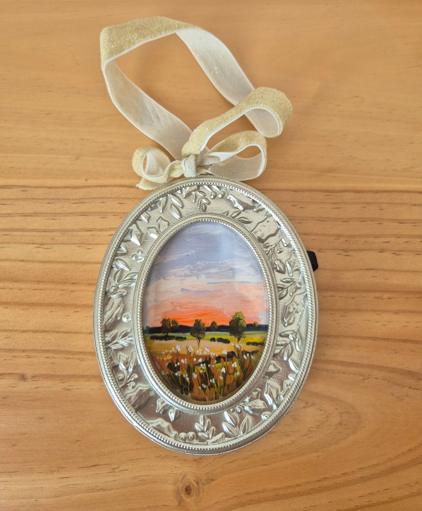 Framed hanging landscape 1