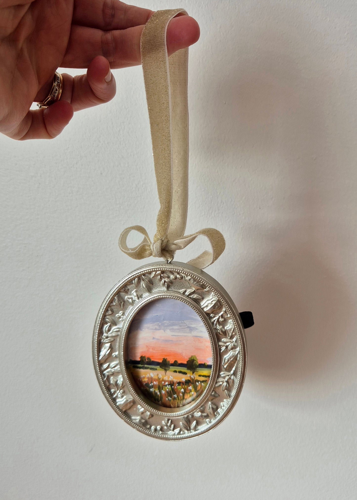 Framed hanging landscape 1