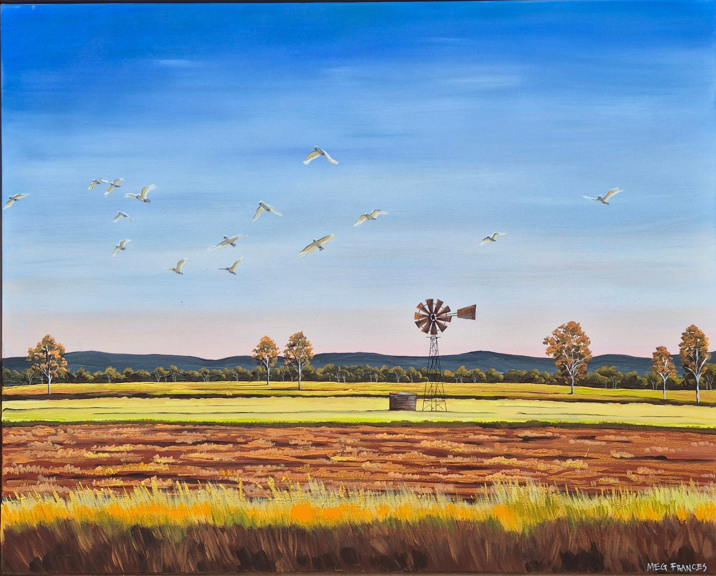 "Taking Flight" 79x64cm