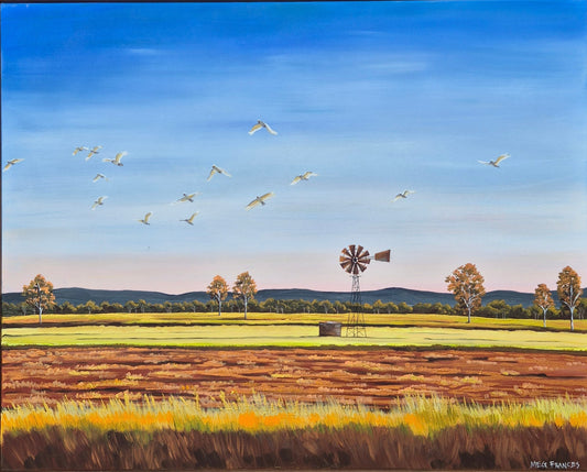 "Taking Flight" 79x64cm