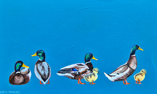 Feathered Friends 1 (50x30cm)