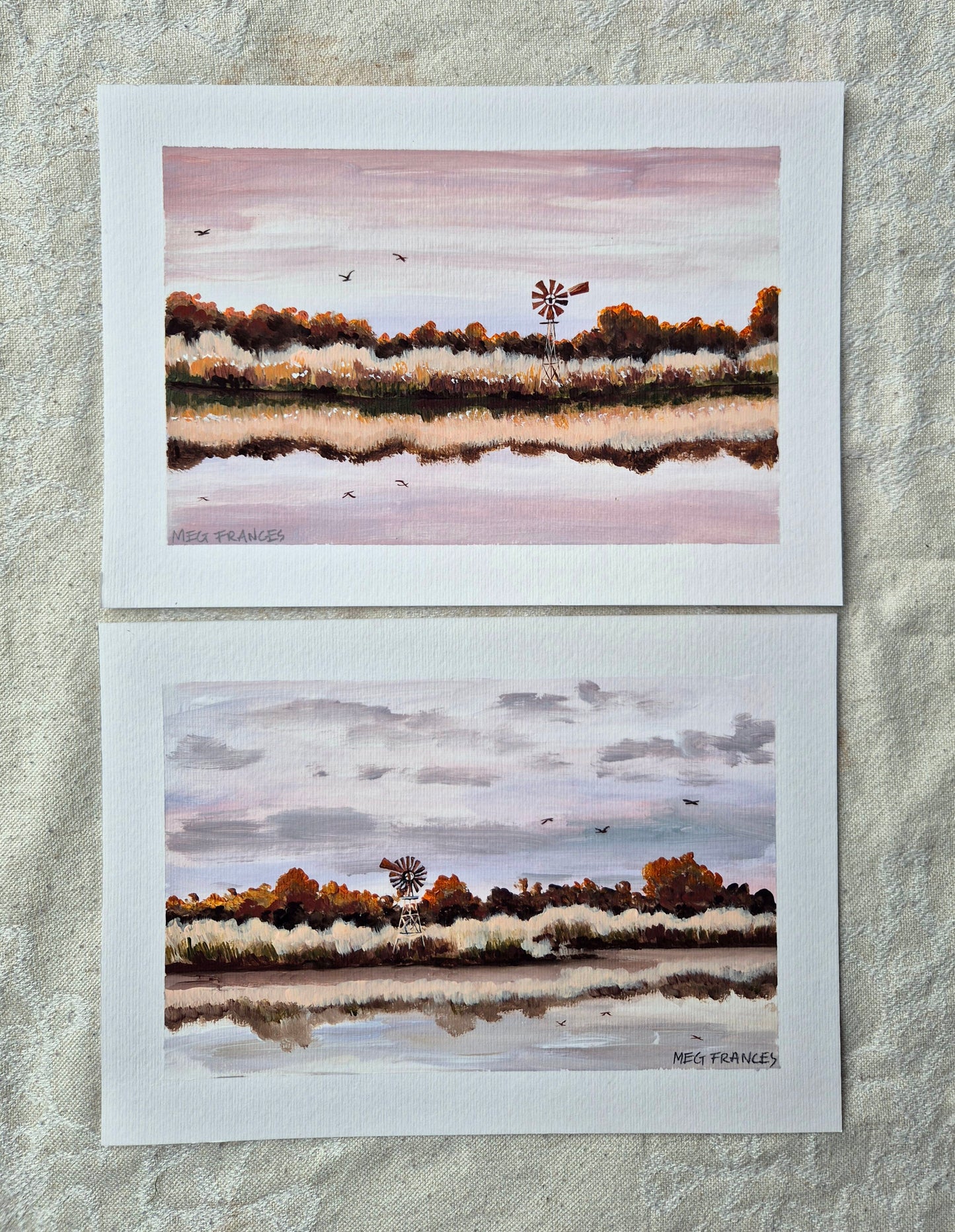 "Windmill 2" A4 Original on paper (unframed)