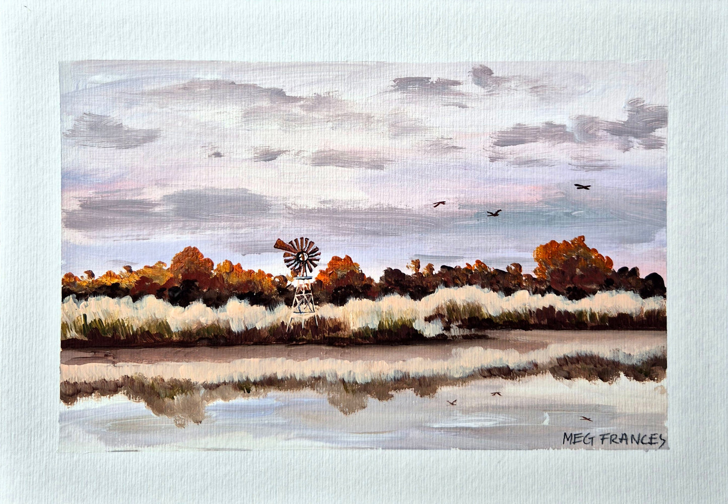 "Windmill 1" A4 Original on paper (unframed)