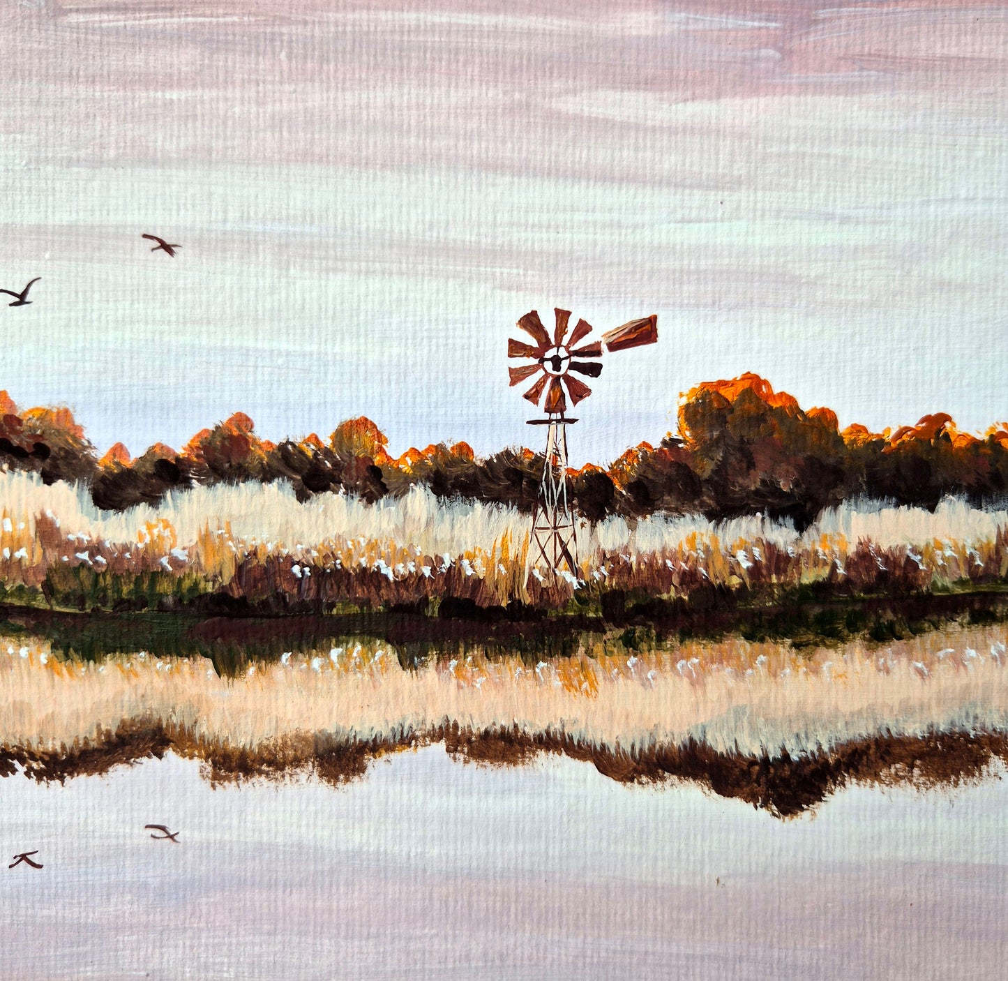 "Windmill 2" A4 Original on paper (unframed)