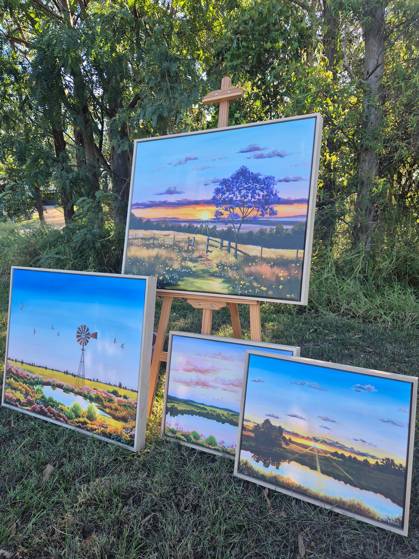 ''Kissed by the Sun" canvas print