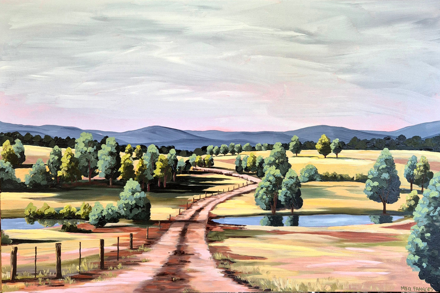 Where the Road Leads (90x60cm)