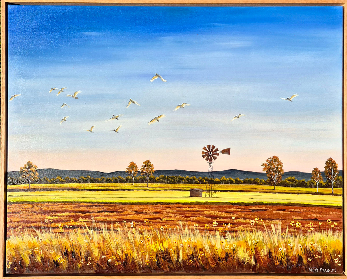 "Taking Flight" 79x64cm